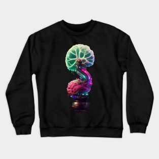 Ai generated image of a Ai brain Crewneck Sweatshirt